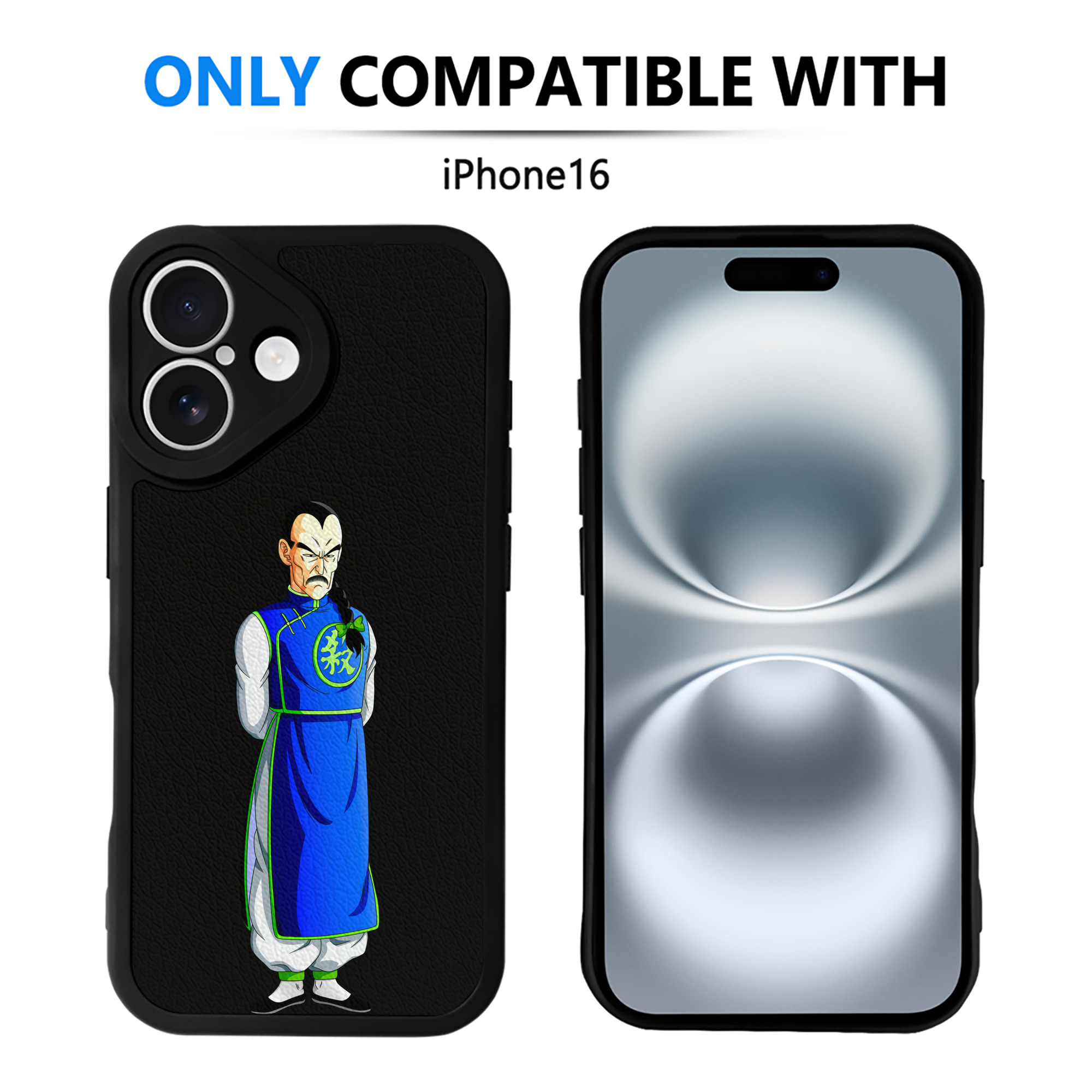（画像用） ドラゴンボール DRAGON BALL 【iPhone 16シリーズ対応】シリコンスマホケース（レザー調） 材質：シリコン